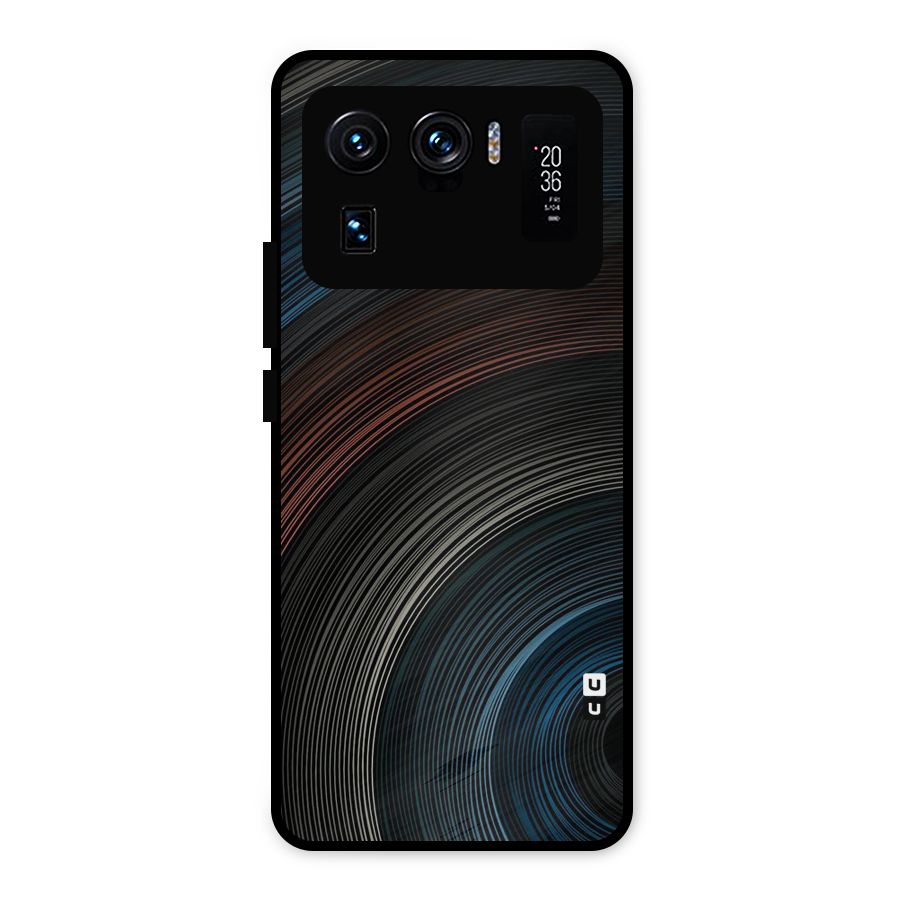 Dark Shade Swirls Metal Back Case for Mi 11 Ultra