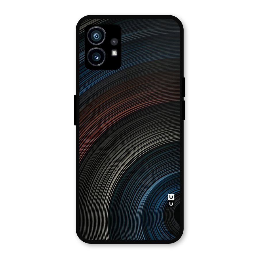 Dark Shade Swirls Metal Back Case for Nothing Phone 1