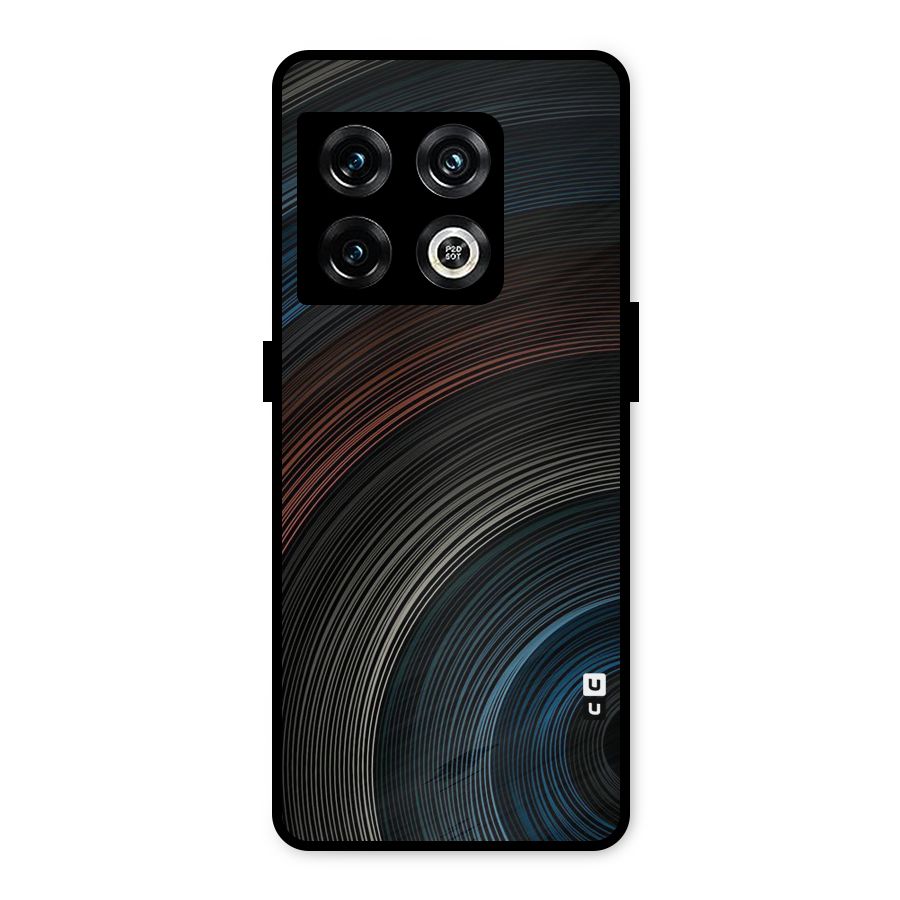 Dark Shade Swirls Metal Back Case for OnePlus 10 Pro 5G