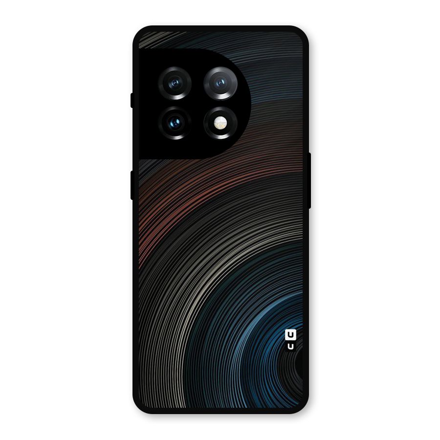 Dark Shade Swirls Metal Back Case for OnePlus 11