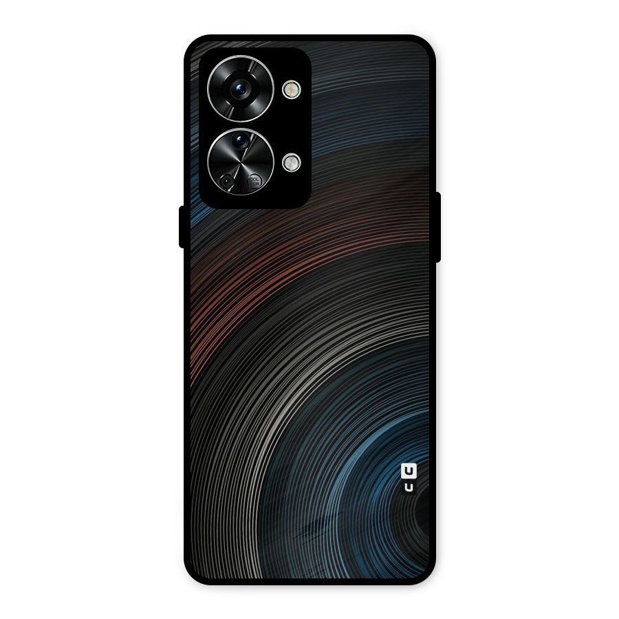 Dark Shade Swirls Metal Back Case for OnePlus Nord 2T