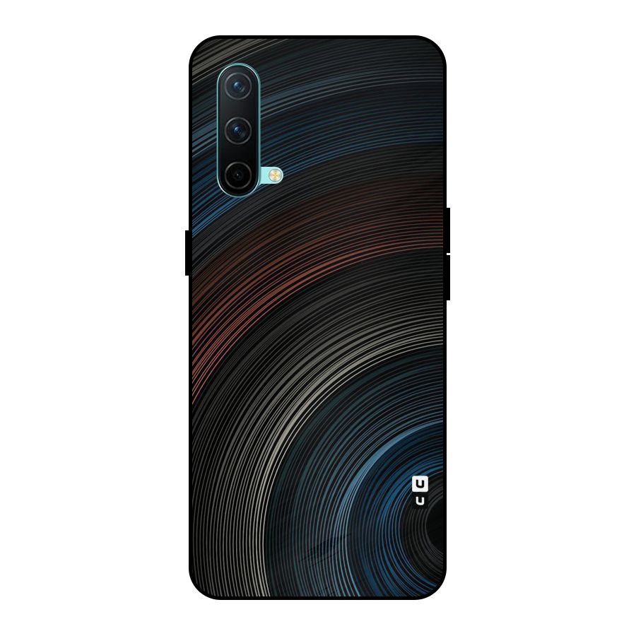 Dark Shade Swirls Metal Back Case for OnePlus Nord CE 5G