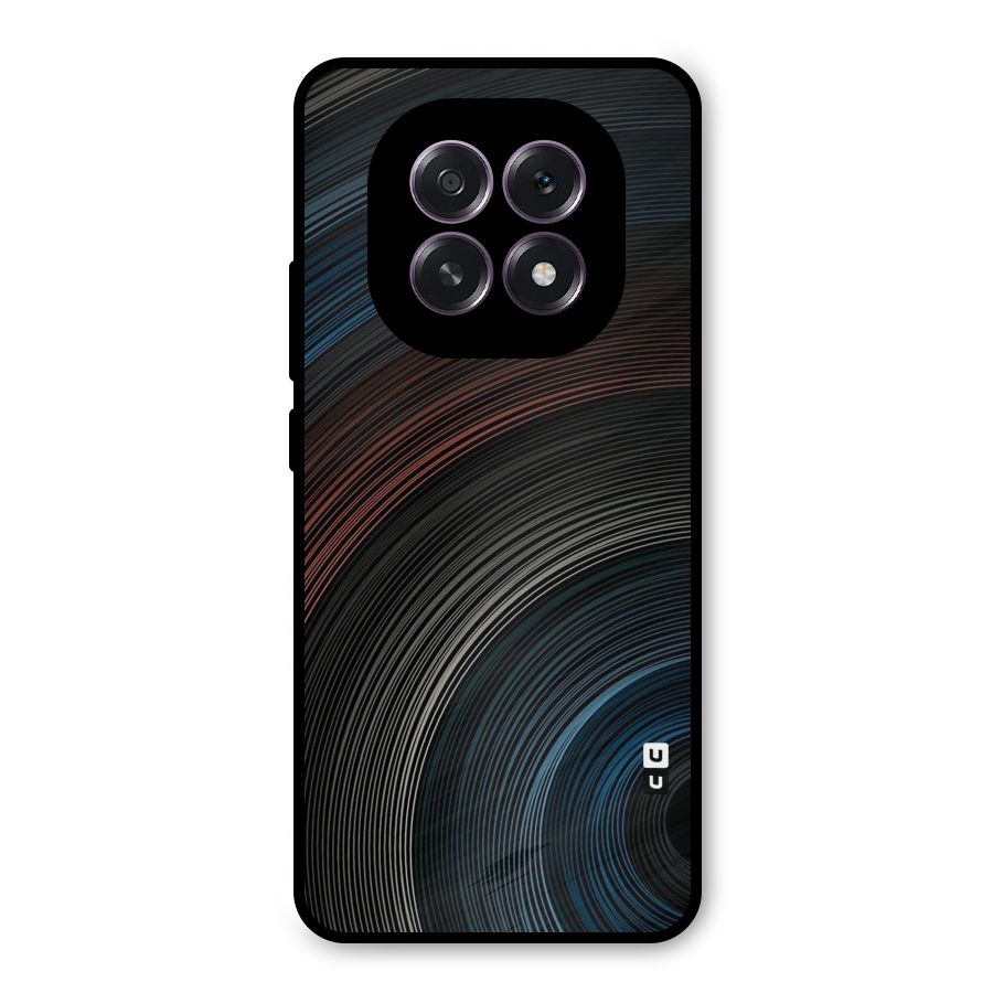 Dark Shade Swirls Metal Back Case for Oppo F29
