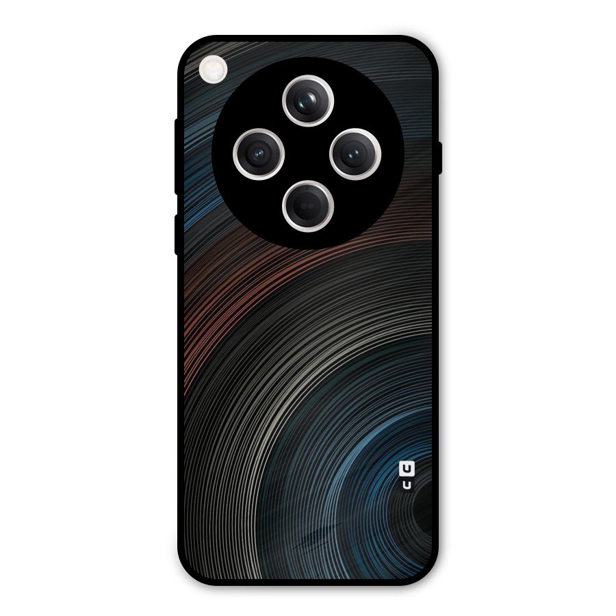 Dark Shade Swirls Metal Back Case for Oppo Find X8