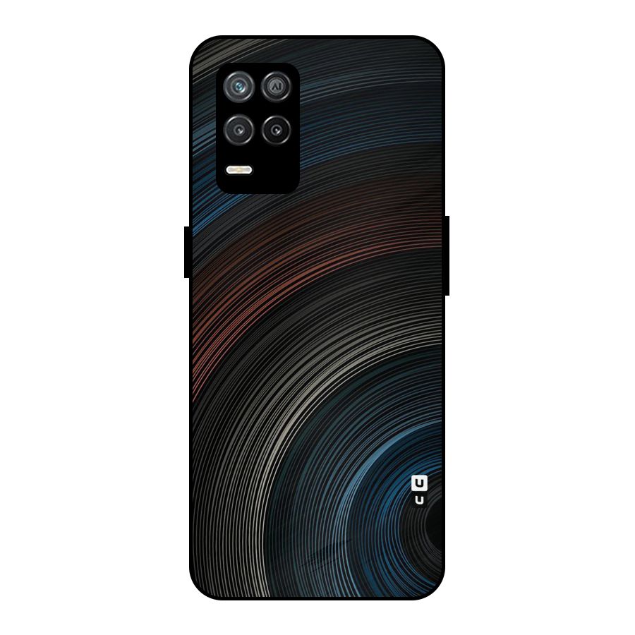 Dark Shade Swirls Metal Back Case for Realme 9 5G