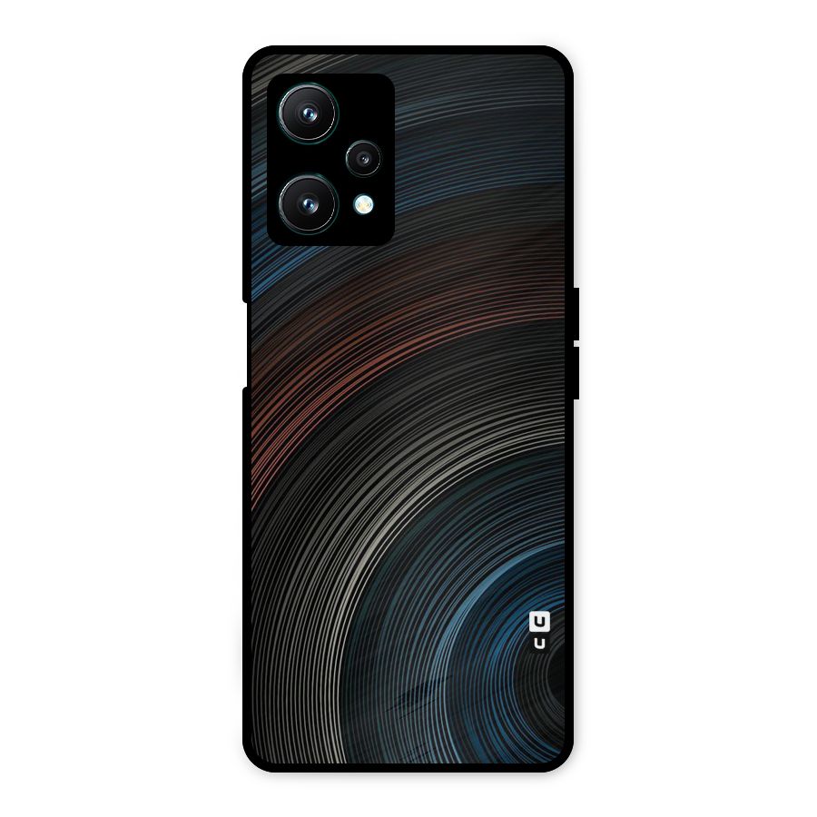 Dark Shade Swirls Metal Back Case for Realme 9 Pro 5G