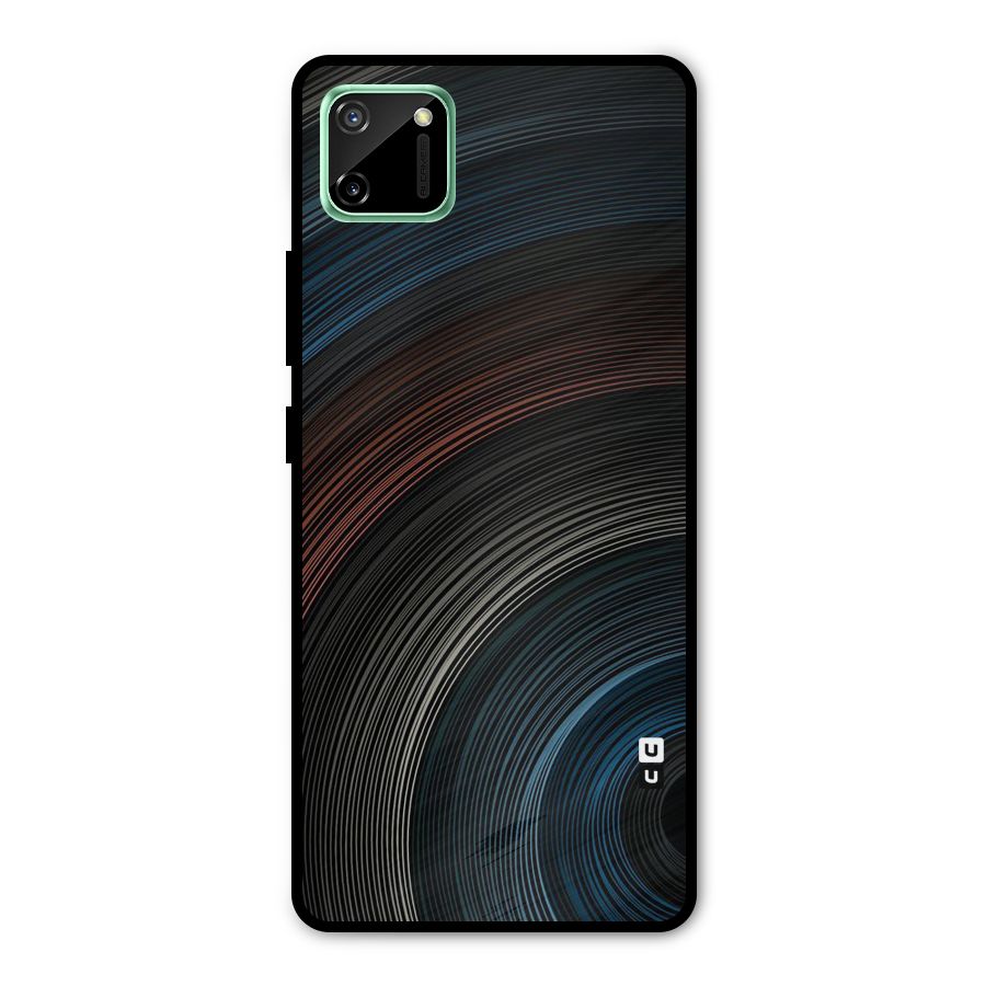 Dark Shade Swirls Metal Back Case for Realme C11