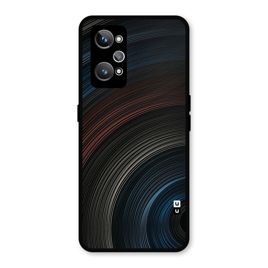Dark Shade Swirls Metal Back Case for Realme GT 2