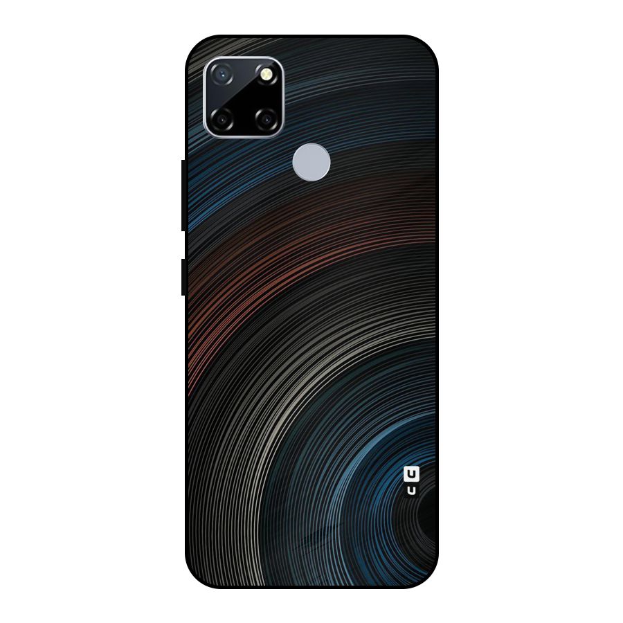 Dark Shade Swirls Metal Back Case for Realme Narzo 20