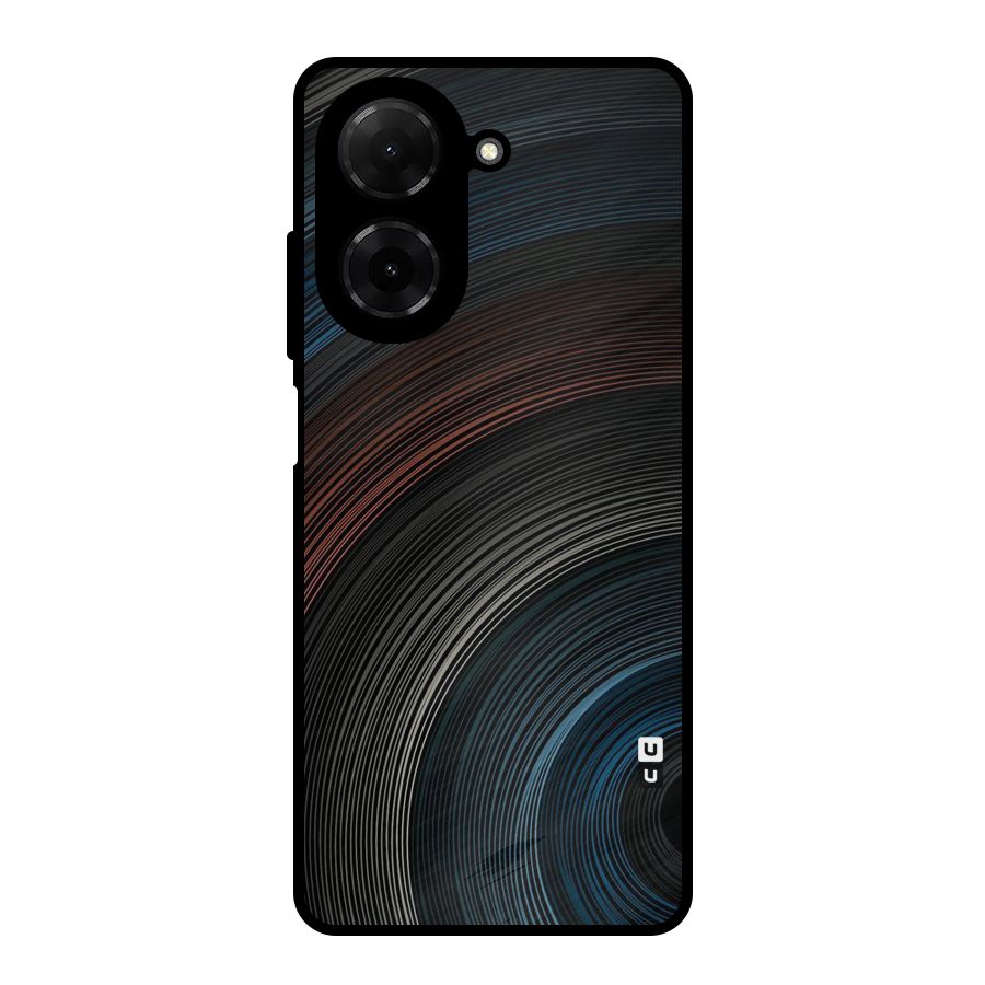 Dark Shade Swirls Metal Back Case for Redmi A5 4G