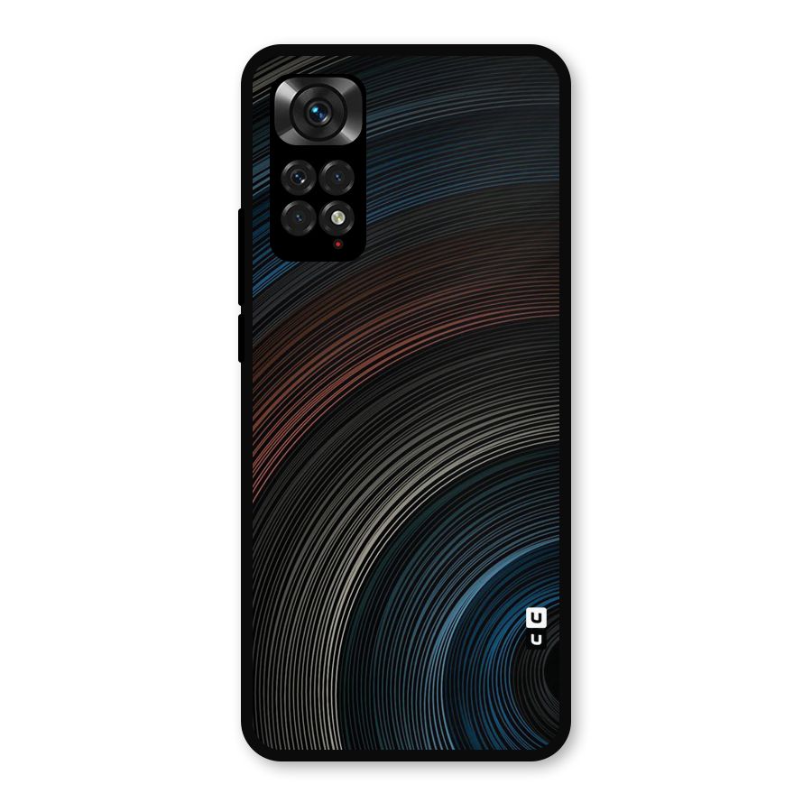 Dark Shade Swirls Metal Back Case for Redmi Note 11s