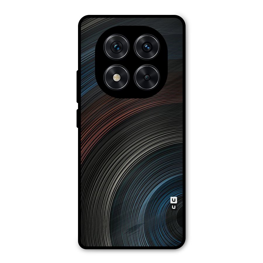 Dark Shade Swirls Metal Back Case for Redmi Note 14 Pro 5G