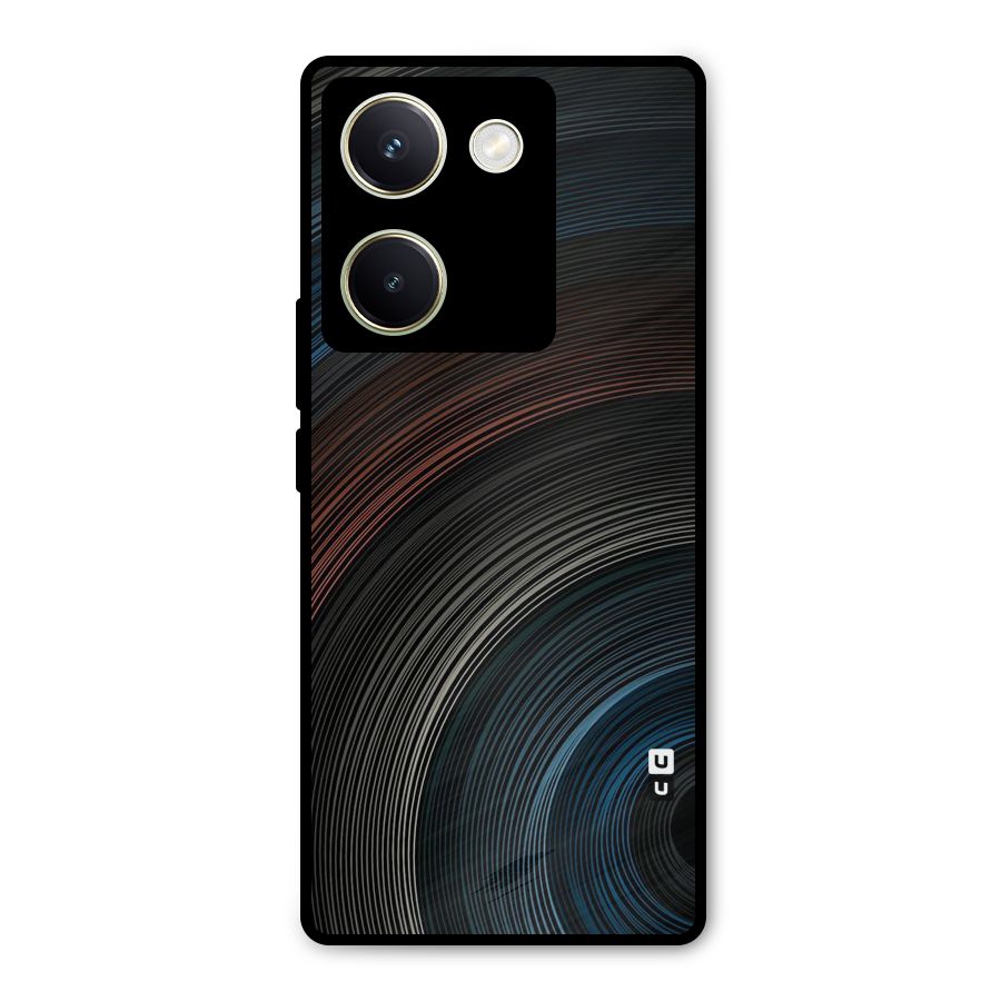 Dark Shade Swirls Metal Back Case for Vivo Y200 Pro