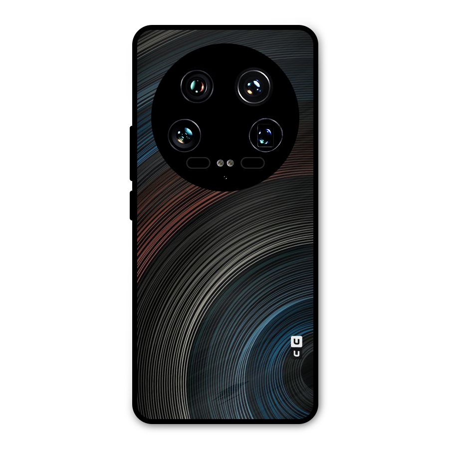 Dark Shade Swirls Metal Back Case for Xiaomi 14 Ultra