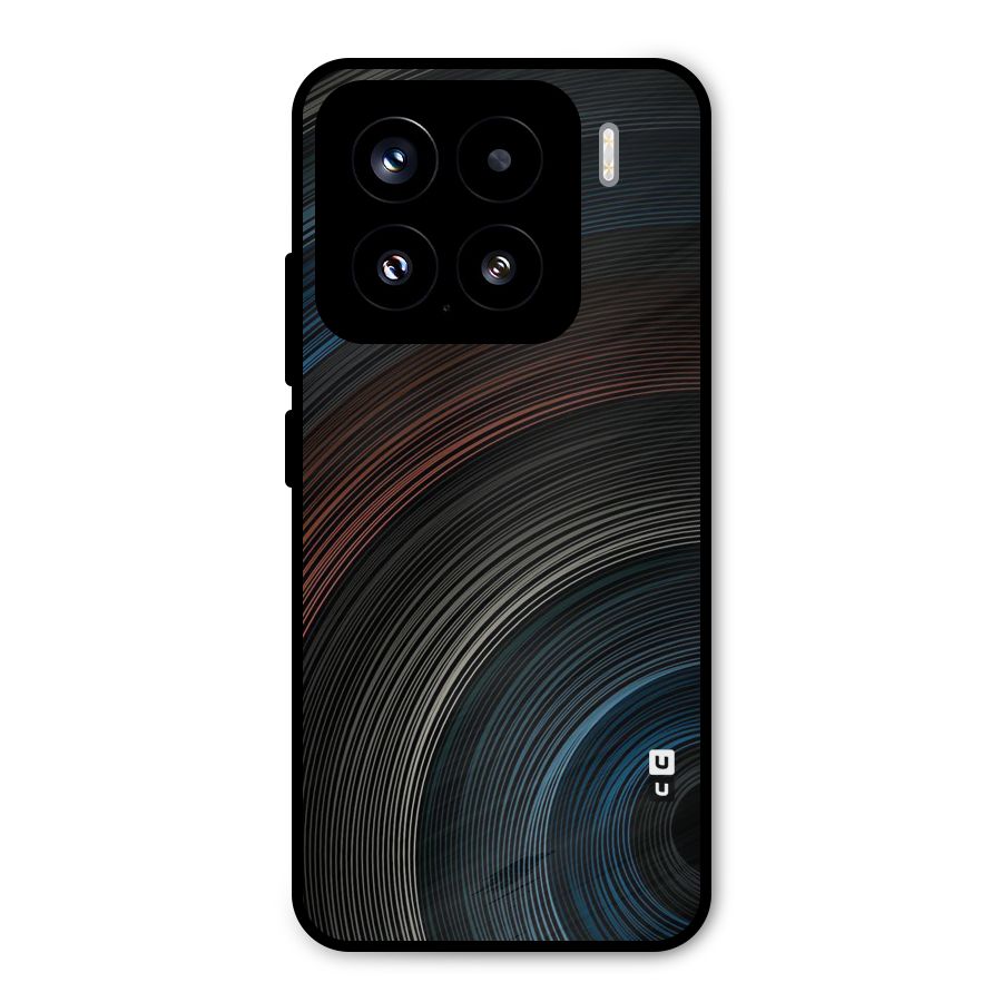 Dark Shade Swirls Metal Back Case for Xiaomi 15