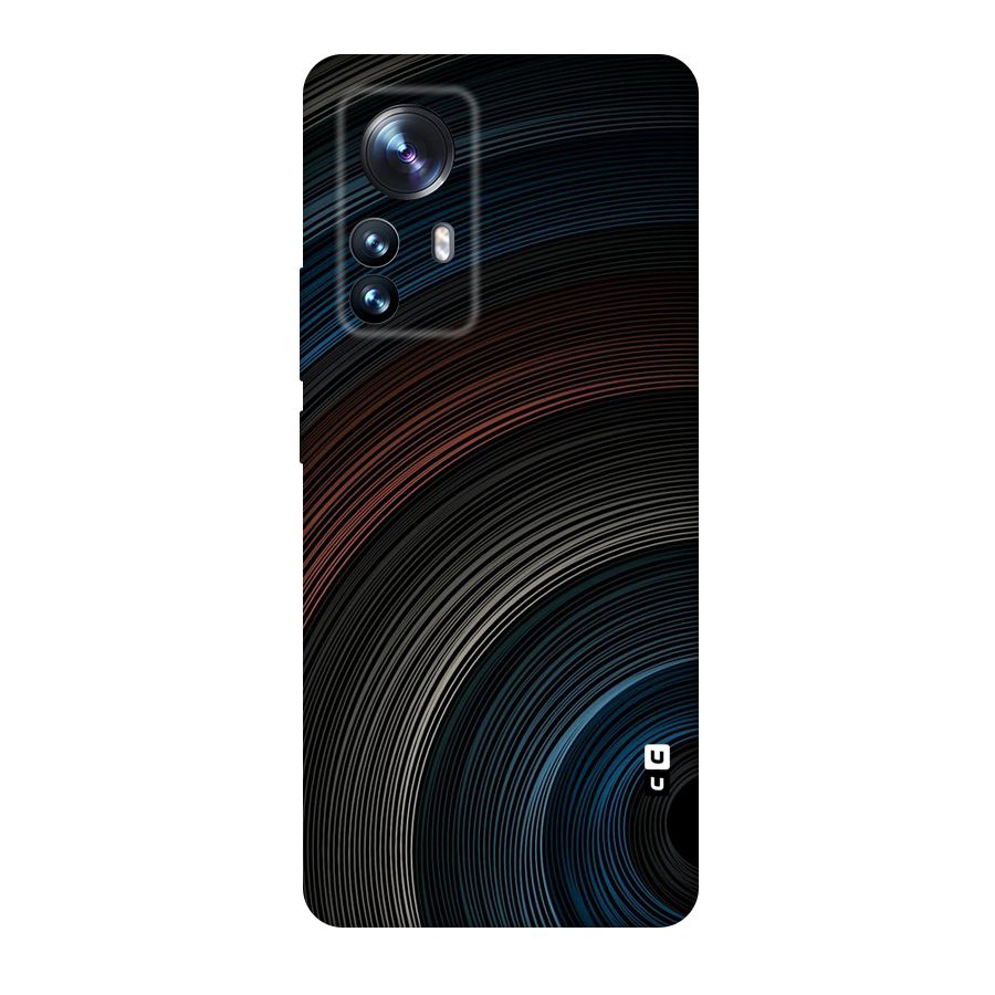 Dark Shade Swirls Original Polycarbonate Back Case for Xiaomi 12 Pro