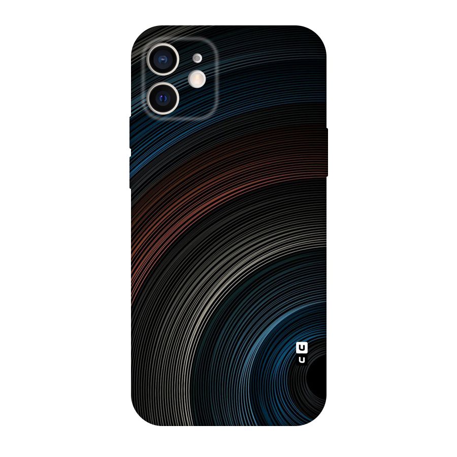 Dark Shade Swirls Original Polycarbonate Back Case for iPhone 12