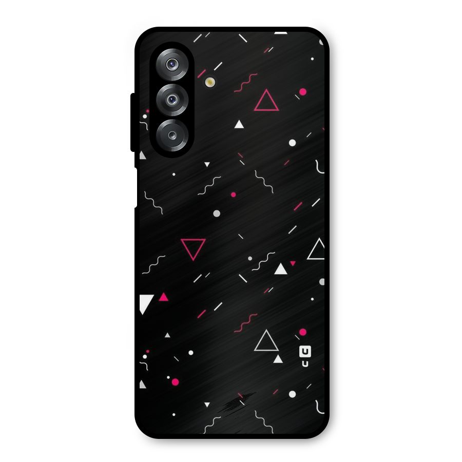 Dark Shapes Design Metal Back Case for Galaxy A26