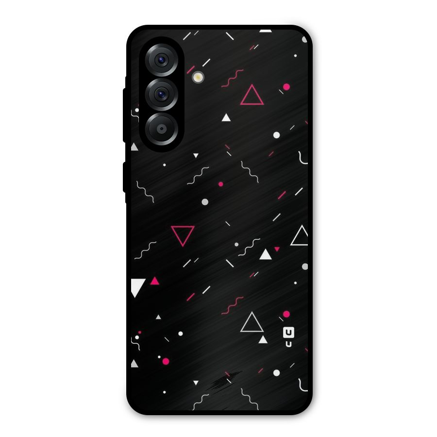 Dark Shapes Design Metal Back Case for Galaxy A56