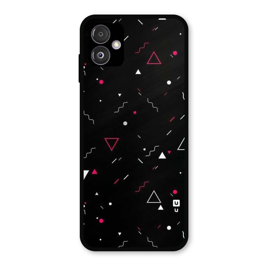 Dark Shapes Design Metal Back Case for Galaxy F14