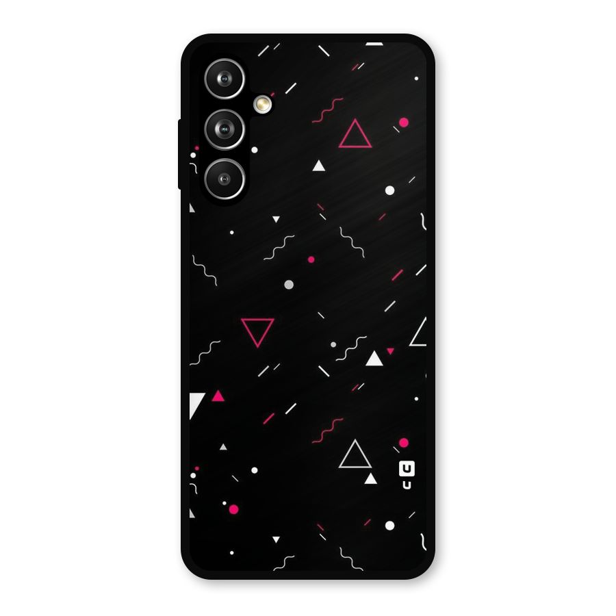 Dark Shapes Design Metal Back Case for Galaxy F54