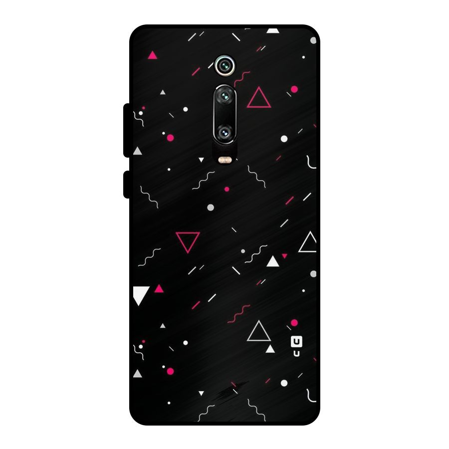 Dark Shapes Design Metal Back Case for Redmi K20 Pro