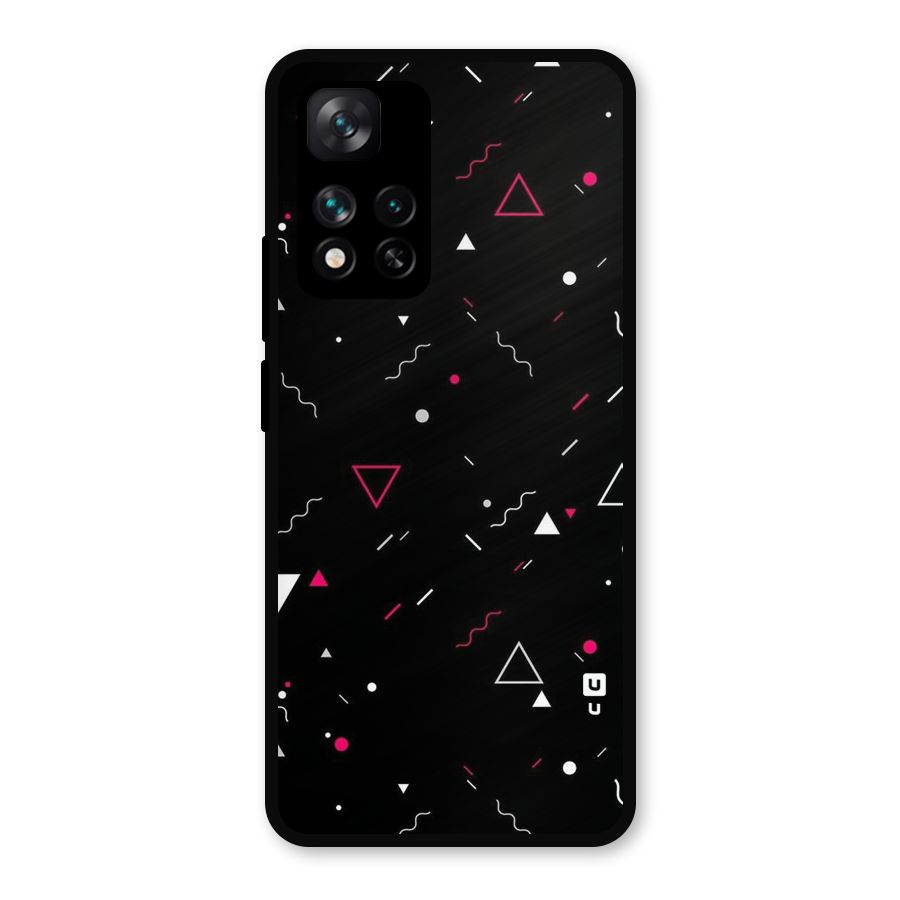 Dark Shapes Design Metal Back Case for Xiaomi 11i 5G