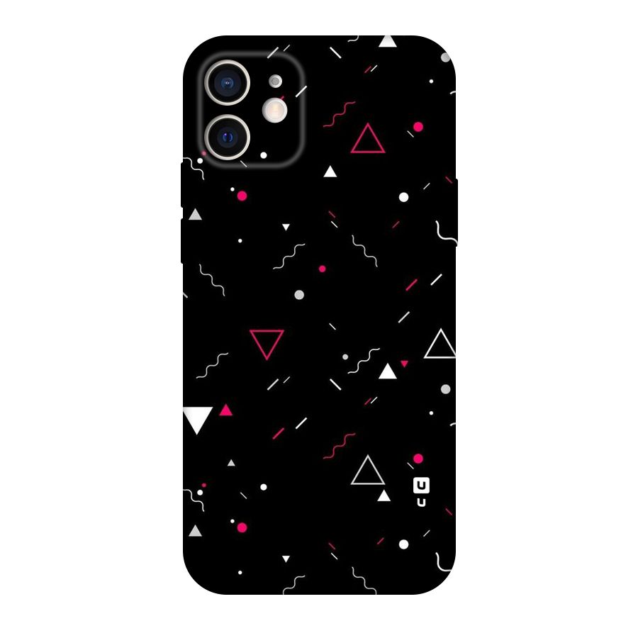 Dark Shapes Design Original Polycarbonate Back Case for iPhone 12