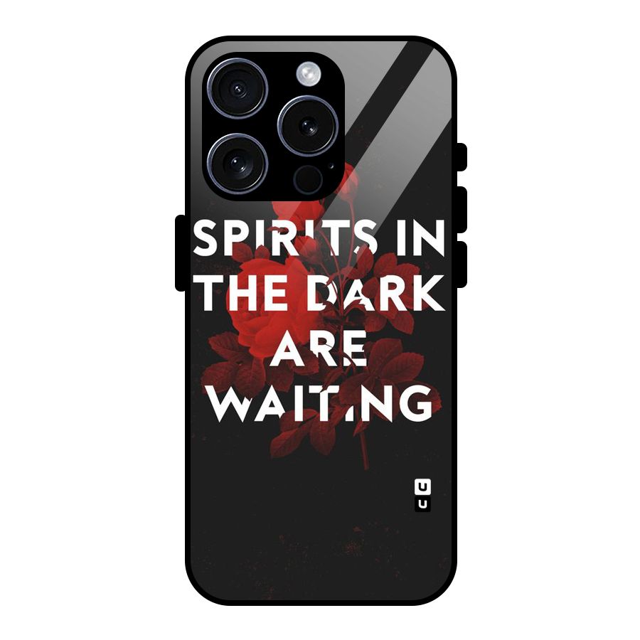 Dark Spirits Glass Back Case for iPhone 15 Pro