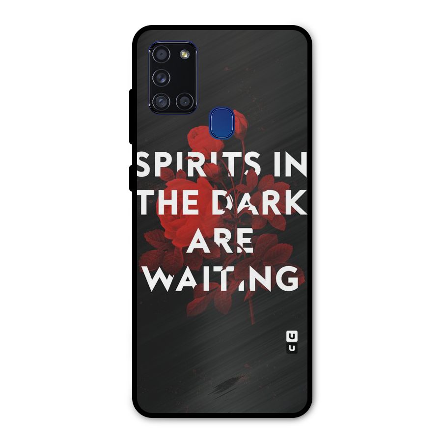 Dark Spirits Metal Back Case for Galaxy A21s