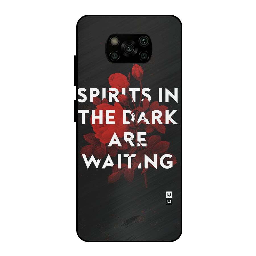 Dark Spirits Metal Back Case for Poco X3