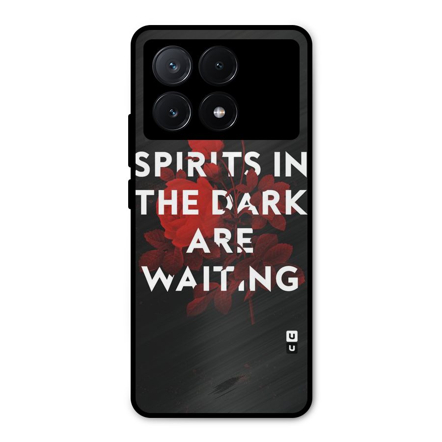 Dark Spirits Metal Back Case for Poco X6 Pro