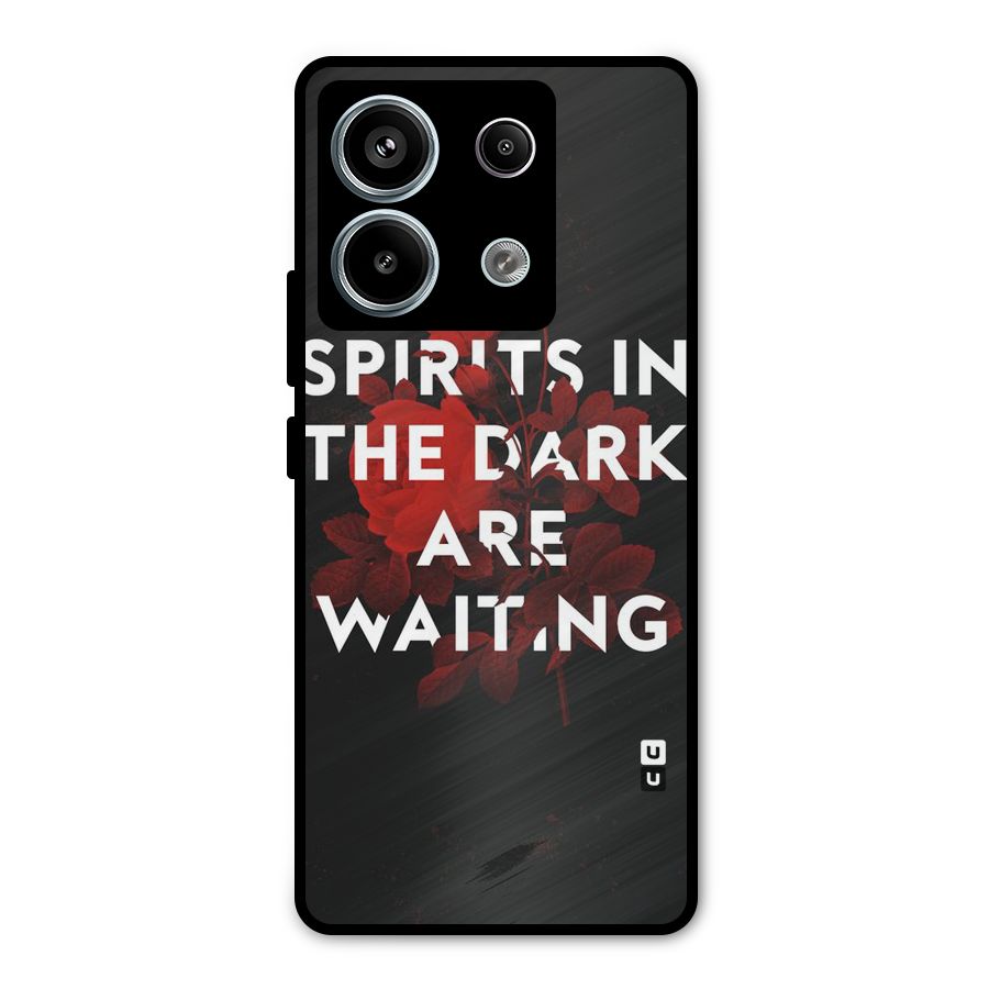 Dark Spirits Metal Back Case for Redmi Note 13 Pro 5G