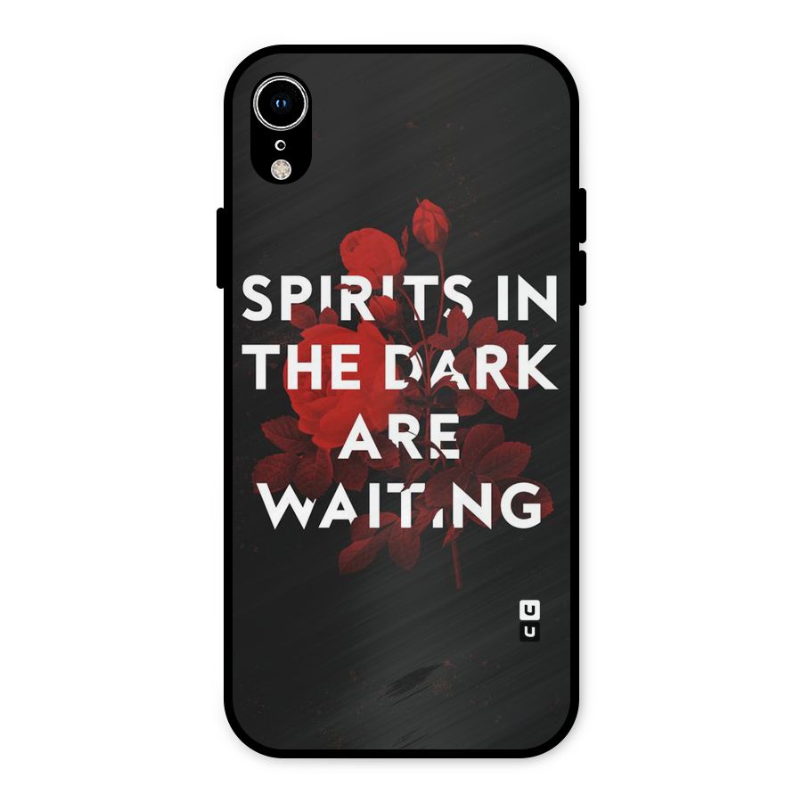 Dark Spirits Metal Back Case for iPhone XR