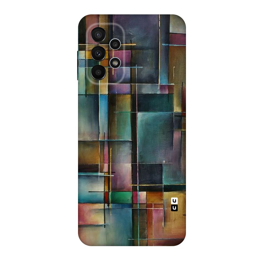 Dark Square Shapes Original Polycarbonate Back Case for Galaxy A23