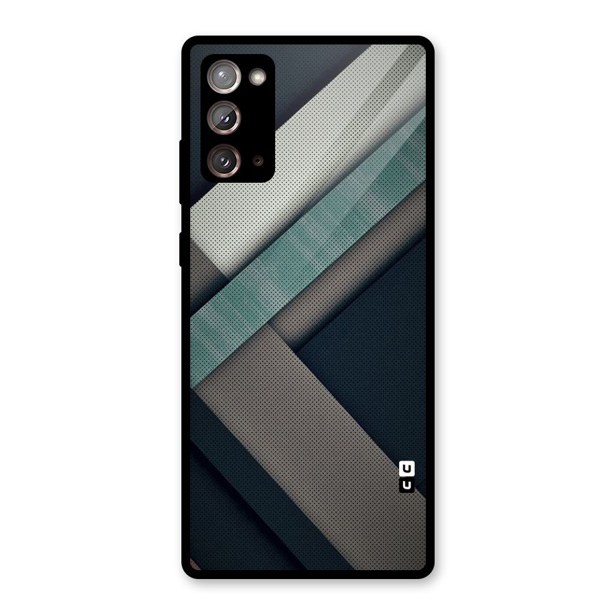 Dark Stripes Glass Back Case for Galaxy Note 20