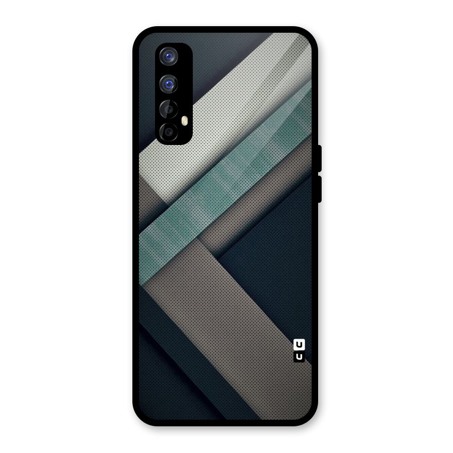 Dark Stripes Glass Back Case for Realme 7