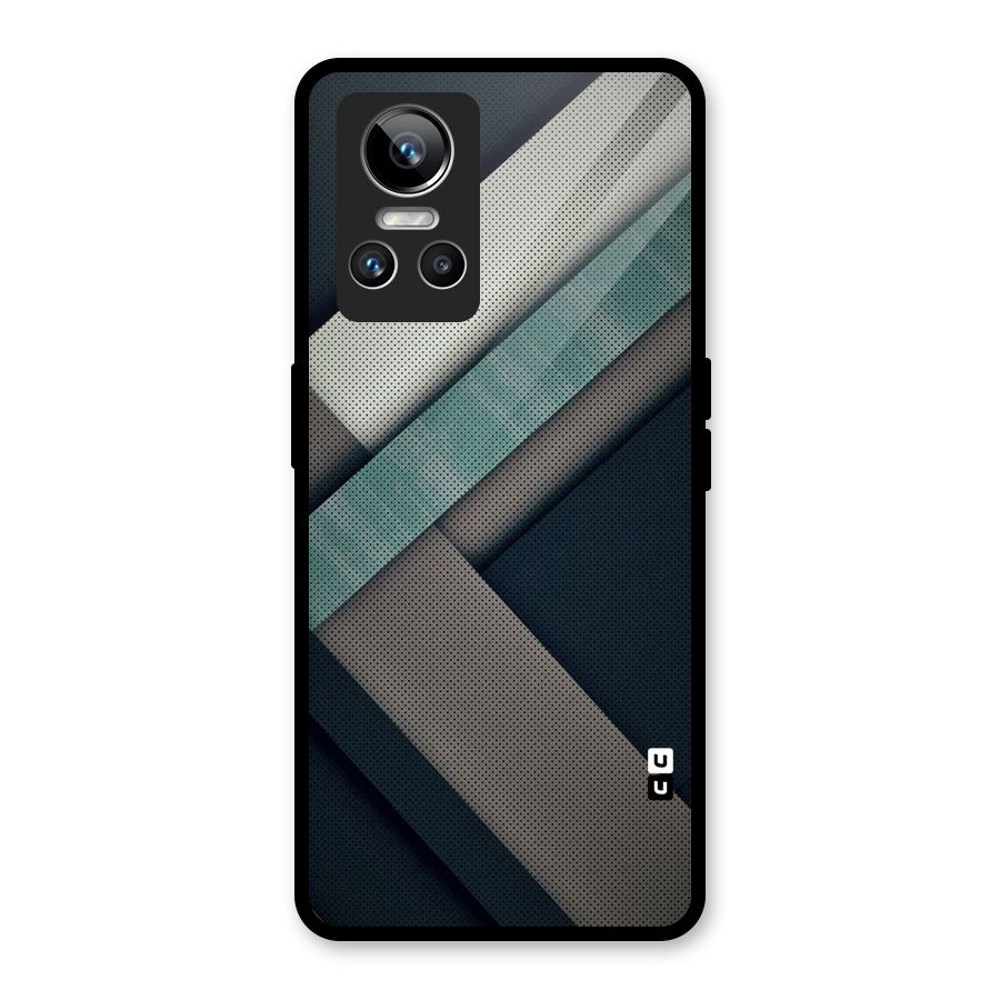 Dark Stripes Glass Back Case for Realme GT Neo 3