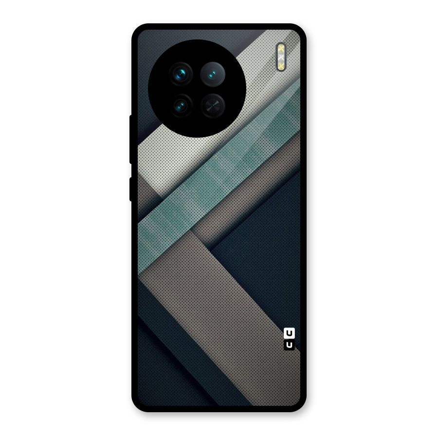 Dark Stripes Glass Back Case for Vivo X90