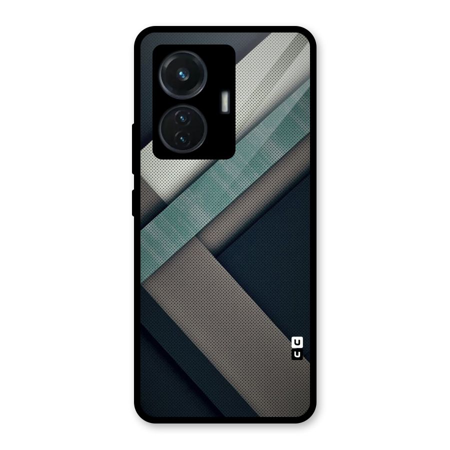 Dark Stripes Glass Back Case for iQOO Z6 44W