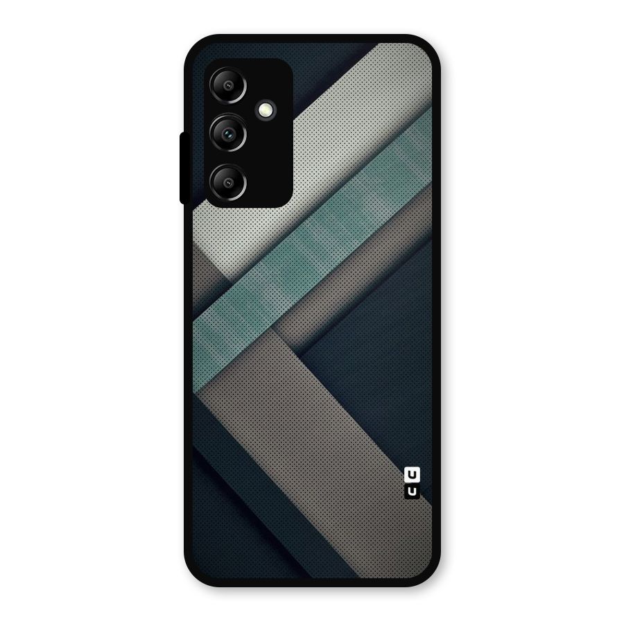 Dark Stripes Metal Back Case for Galaxy A14 5G