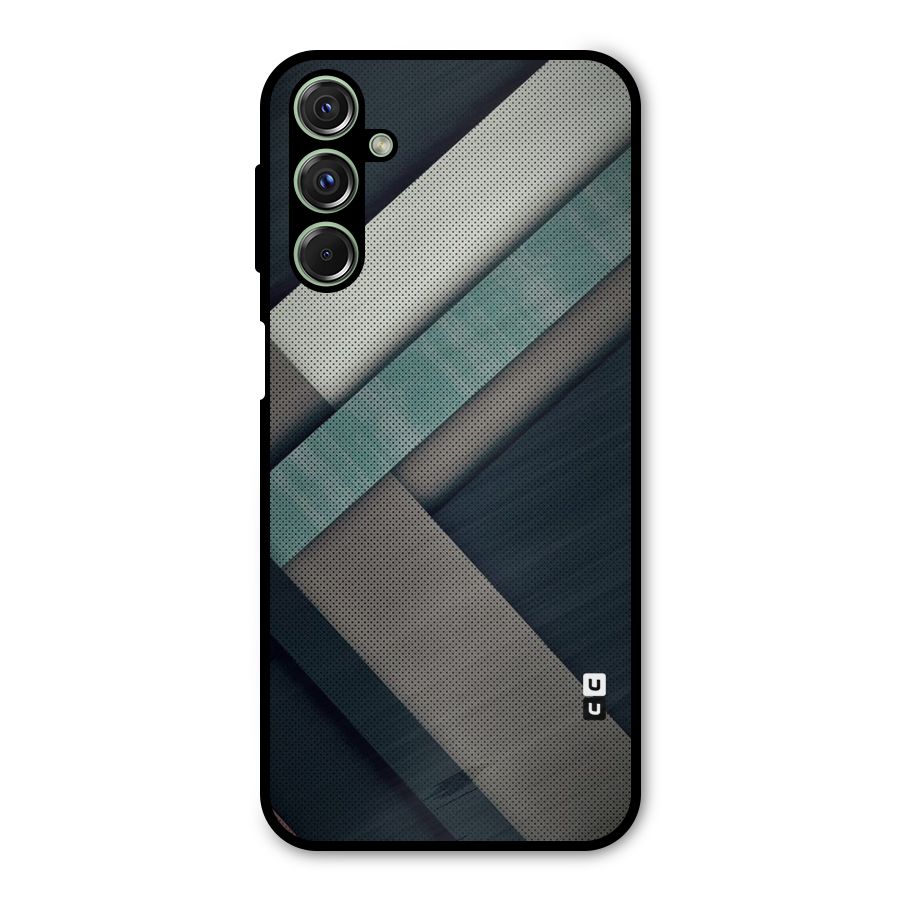 Dark Stripes Metal Back Case for Galaxy F34