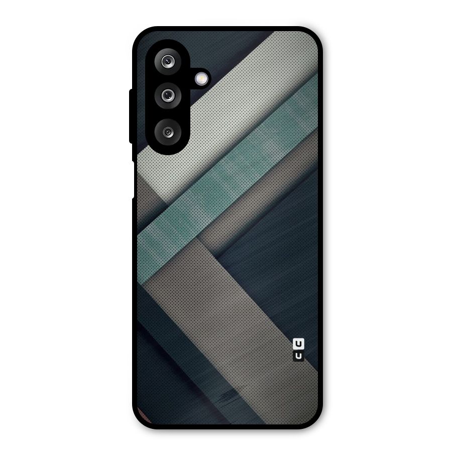 Dark Stripes Metal Back Case for Galaxy M36