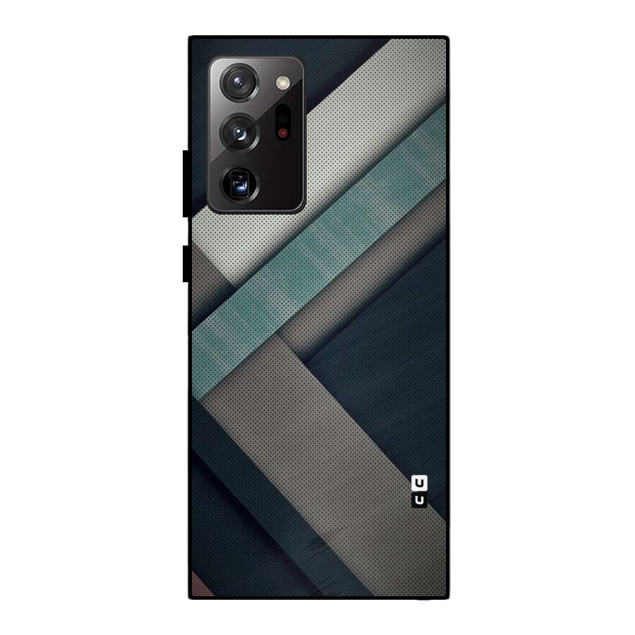 Dark Stripes Metal Back Case for Galaxy Note 20 Ultra 5G
