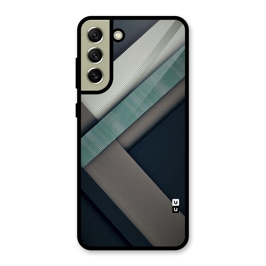 Dark Stripes Metal Back Case for Galaxy S21 FE 5G (2023)