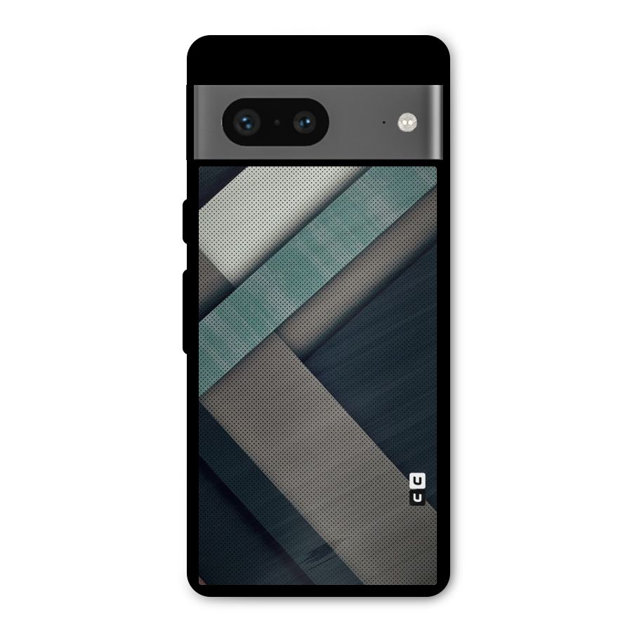 Dark Stripes Metal Back Case for Google Pixel 7
