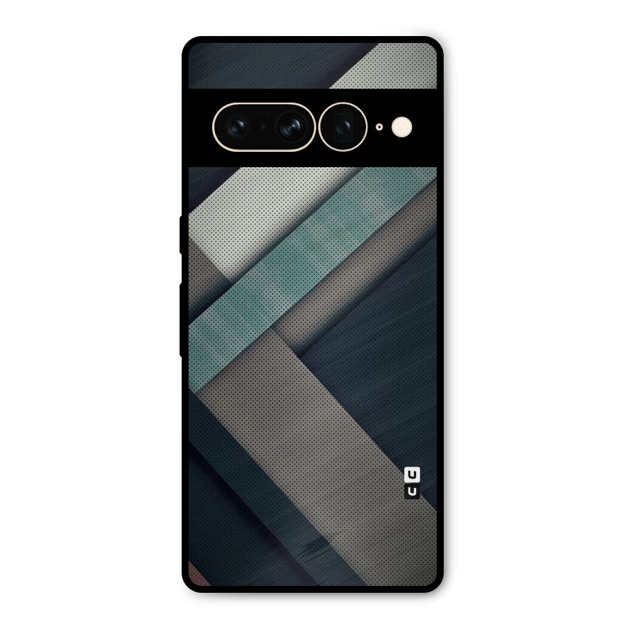 Dark Stripes Metal Back Case for Google Pixel 7 Pro