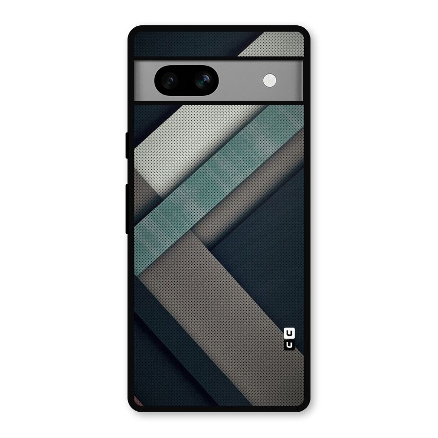Dark Stripes Metal Back Case for Google Pixel 7a
