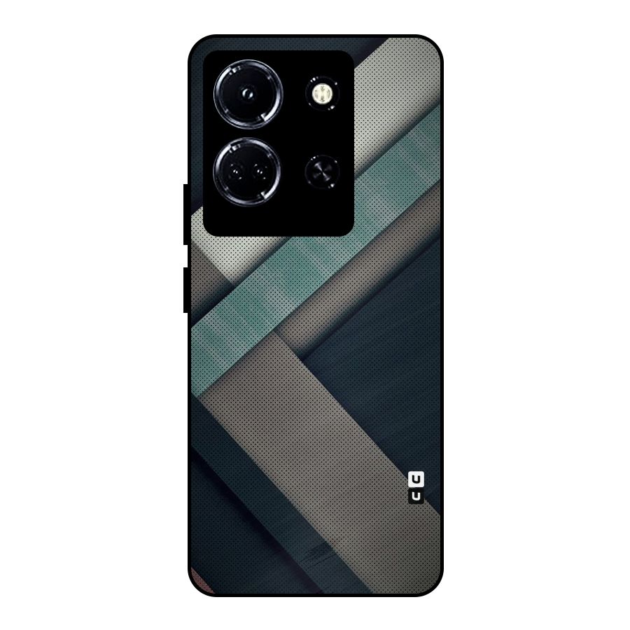 Dark Stripes Metal Back Case for Infinix Note 30 5G
