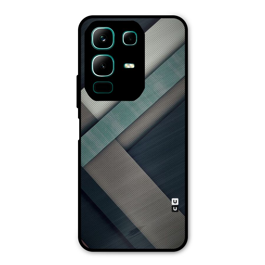 Dark Stripes Metal Back Case for Infinix Note 50x